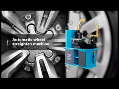 220V 0.75KW wheel straightening machine 1680mm wheel rim repair machine