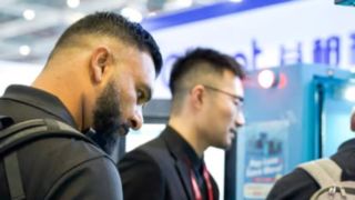 Diamond cutting machine display